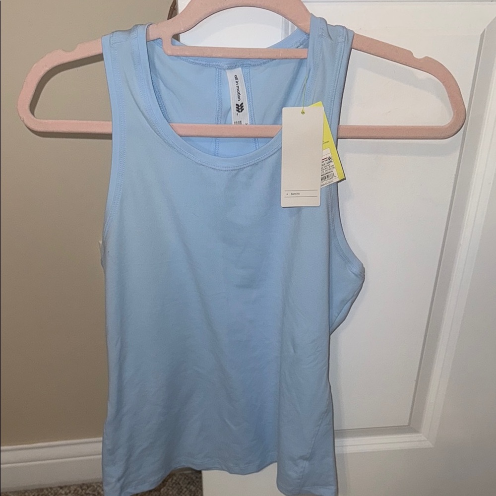 NWT Light Blue Sleeveless Women's Top